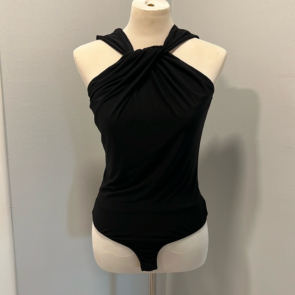 Cach’e Women’s Small Black Bodysuit